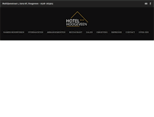 Tablet Screenshot of hotelhoogeveen.nl